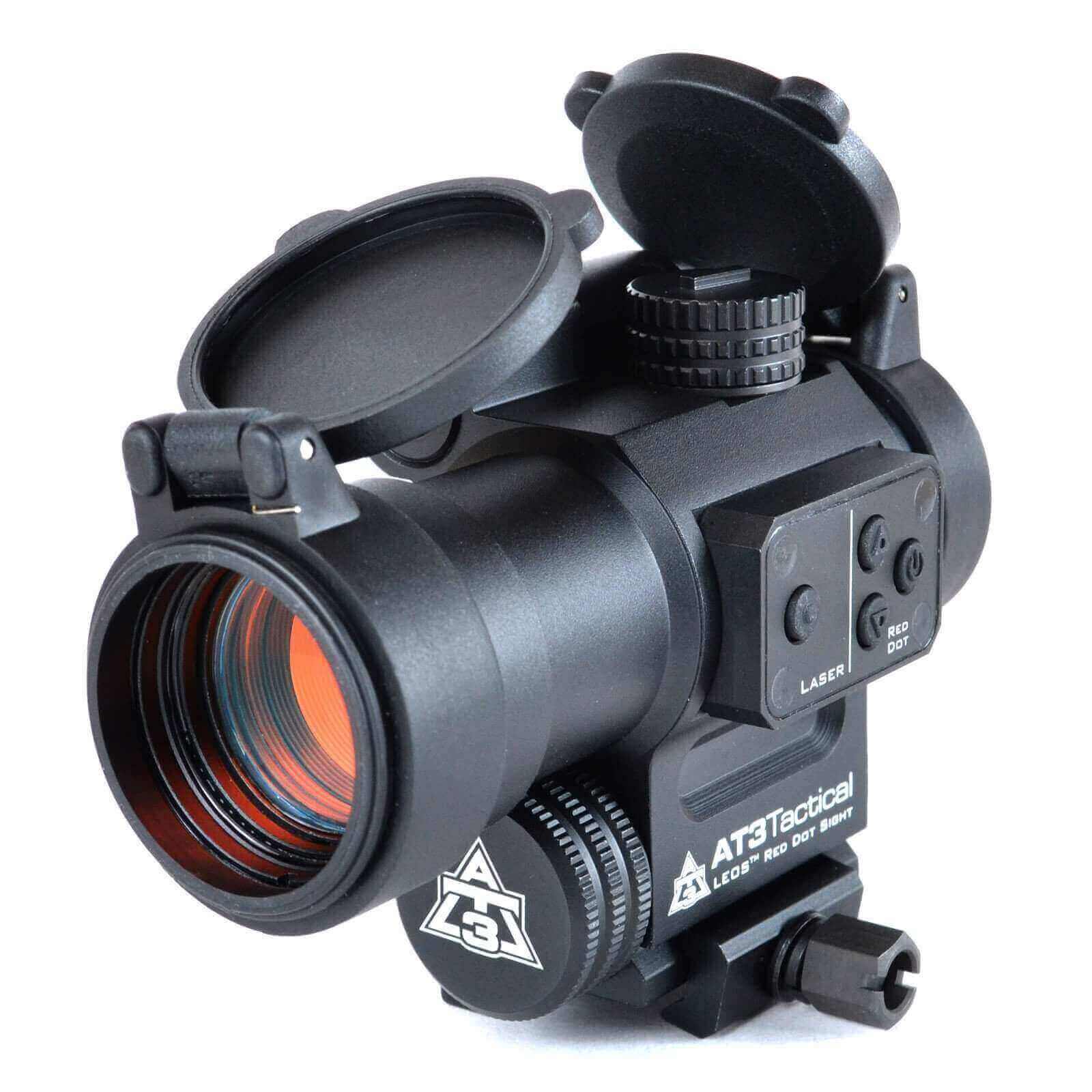 AT3 LEOS Red Dot Sight with Integrated Laser and Riser