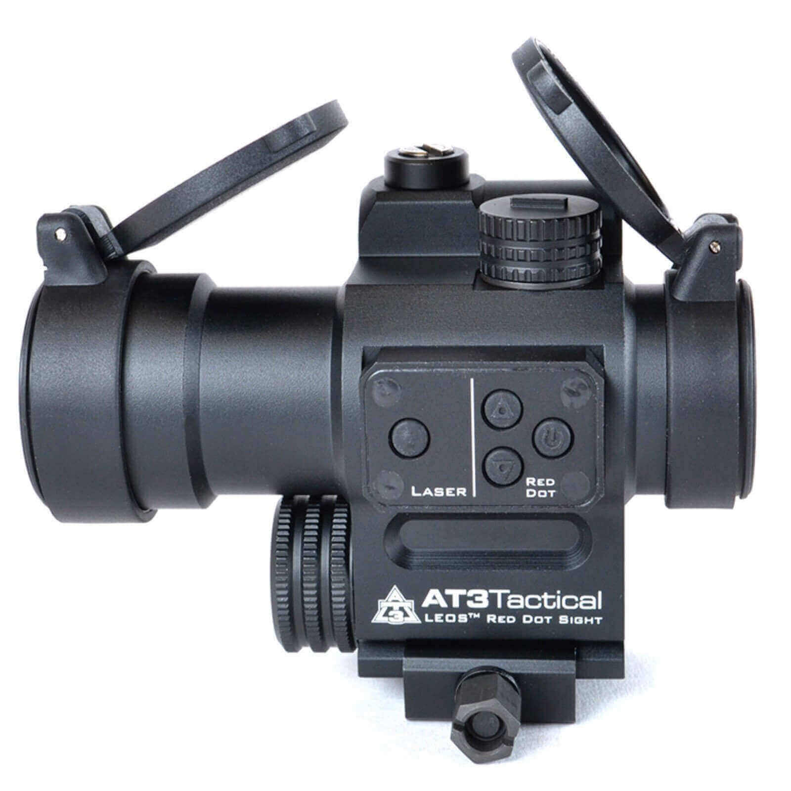 AT3 LEOS Red Dot Sight with Integrated Laser and Riser