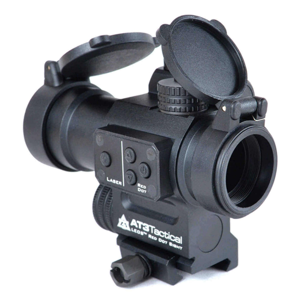 AT3 LEOS Red Dot Sight with Integrated Laser and Riser