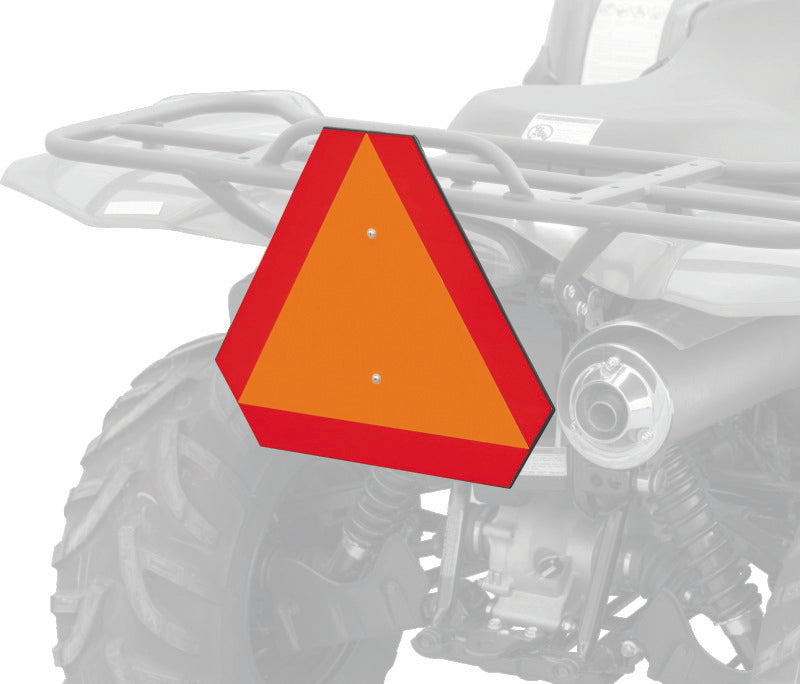 QuadBoss, QuadBoss ATV License Plate Kit - White with Numbers, Letters, and Mounting Clamps