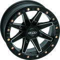 QuadBoss, QuadBoss Boss Lock 14x7 Powersports Wheel with 4/110 Bolt Pattern and 5+2 Offset
