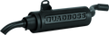 QuadBoss, QuadBoss Slip-On Muffler for Honda ATC250ES 1985-1987 – Black Steel Exhaust with Welded Internals