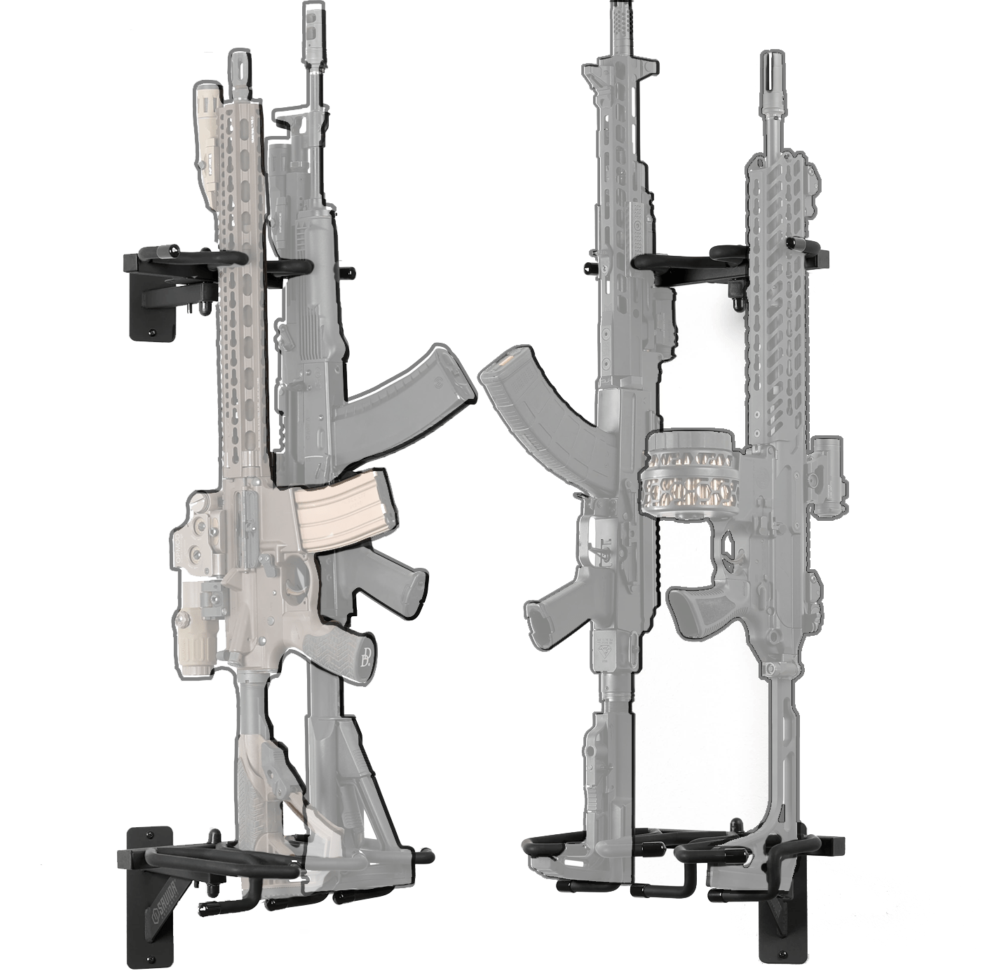 3 Slot Adjustable Wall Rack