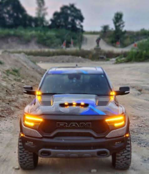 2019+ RAM 1500 TRX Hood Mount/Ditch Lights/Pillars
