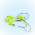Round Jig Heads - 1/32- 1/16 - 1/8 - 12 Pack - No Collar