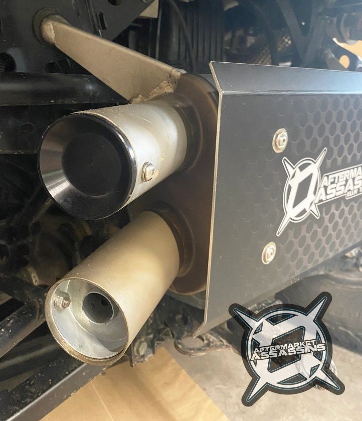 Aftermarket Assassins Stainless Slip-On Exhaust for Polaris Ranger XP 1000