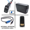 Alpha Accessory Pack For Rugged UTV SXS Intercom Radio Communication Systems - Without Intercom Extension Cables (for Headsets)