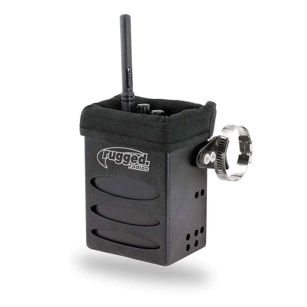 Rugged Radios Aluminum Handheld Radio Box with Universal Mounting - by Rugged Radios