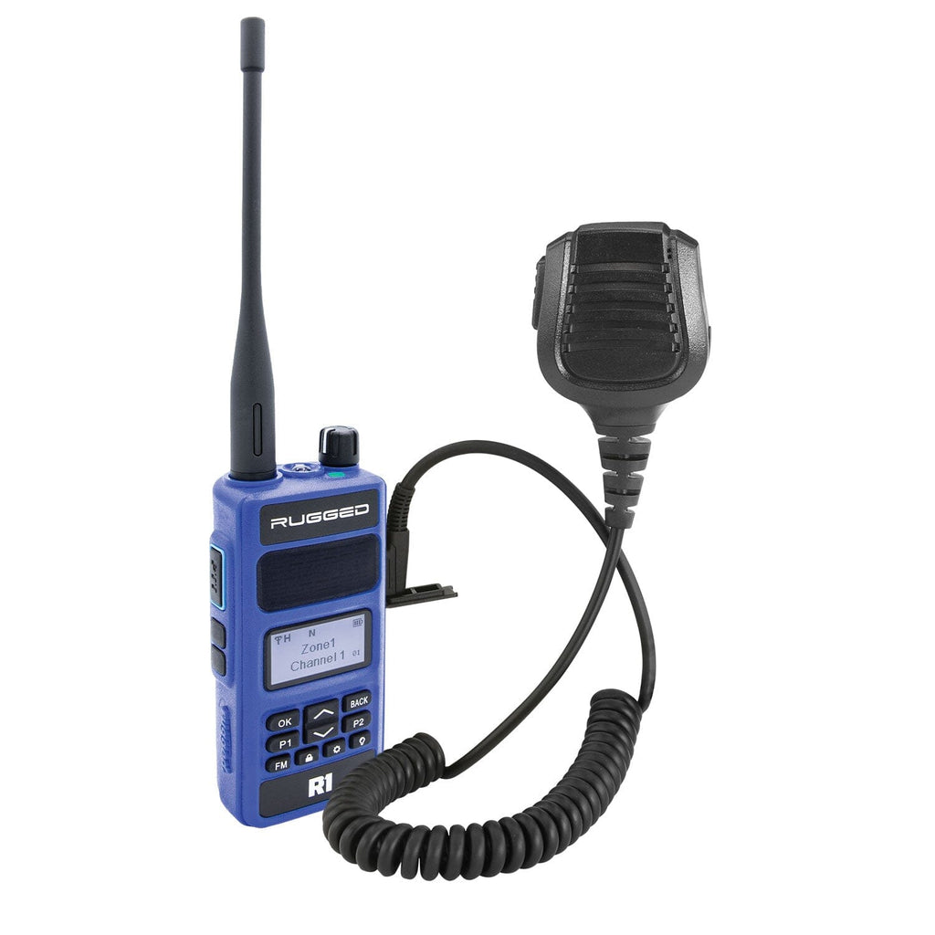 Rugged Radios Bundle - Rugged R1 Business Band Handheld Radio with Hand Mic