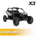 Rugged Radios Can-Am Maverick X3 Complete Communication Kit with Bluetooth Intercom and 2-Way Radio