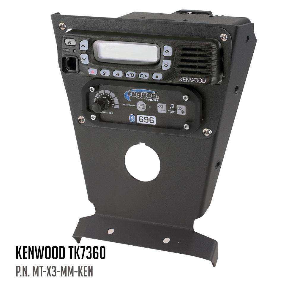 Rugged Radios Can-Am X3 Multi Mount Kit for Rugged UTV Intercoms and Radios