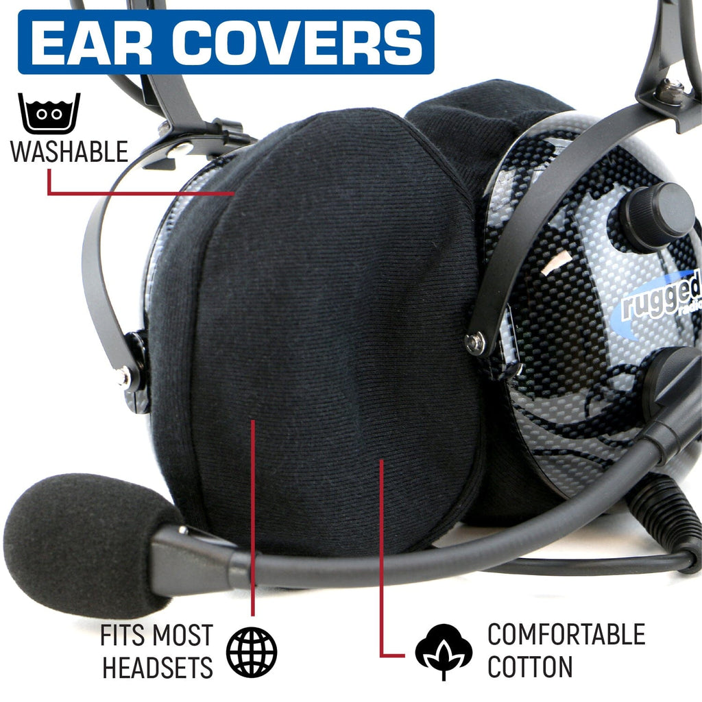 Rugged Radios Cloth Ear Covers for Headsets