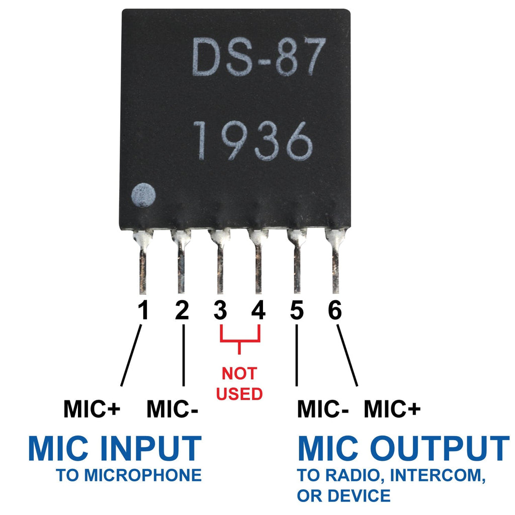 Rugged Radios Dynamic Microphone Preamplifier