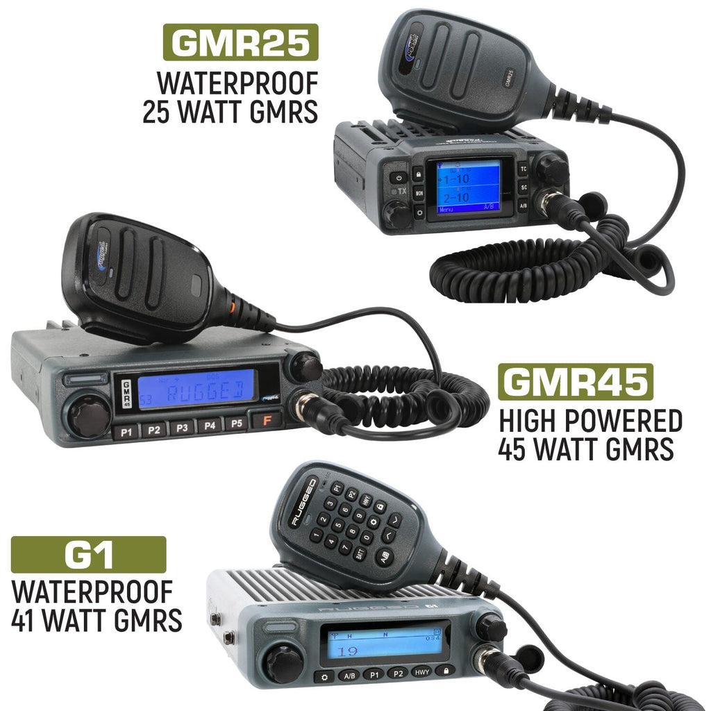 Rugged Radios Ford Bronco Two-Way GMRS Mobile Radio Kit