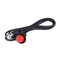 Rugged Radios Hole Mount Push to Talk Cable (PTT) with 48" Straight Cord for Intercoms