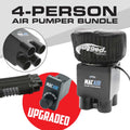 Rugged Radios MAC Air 4-Person Helmet Air Pumper (Bundle)