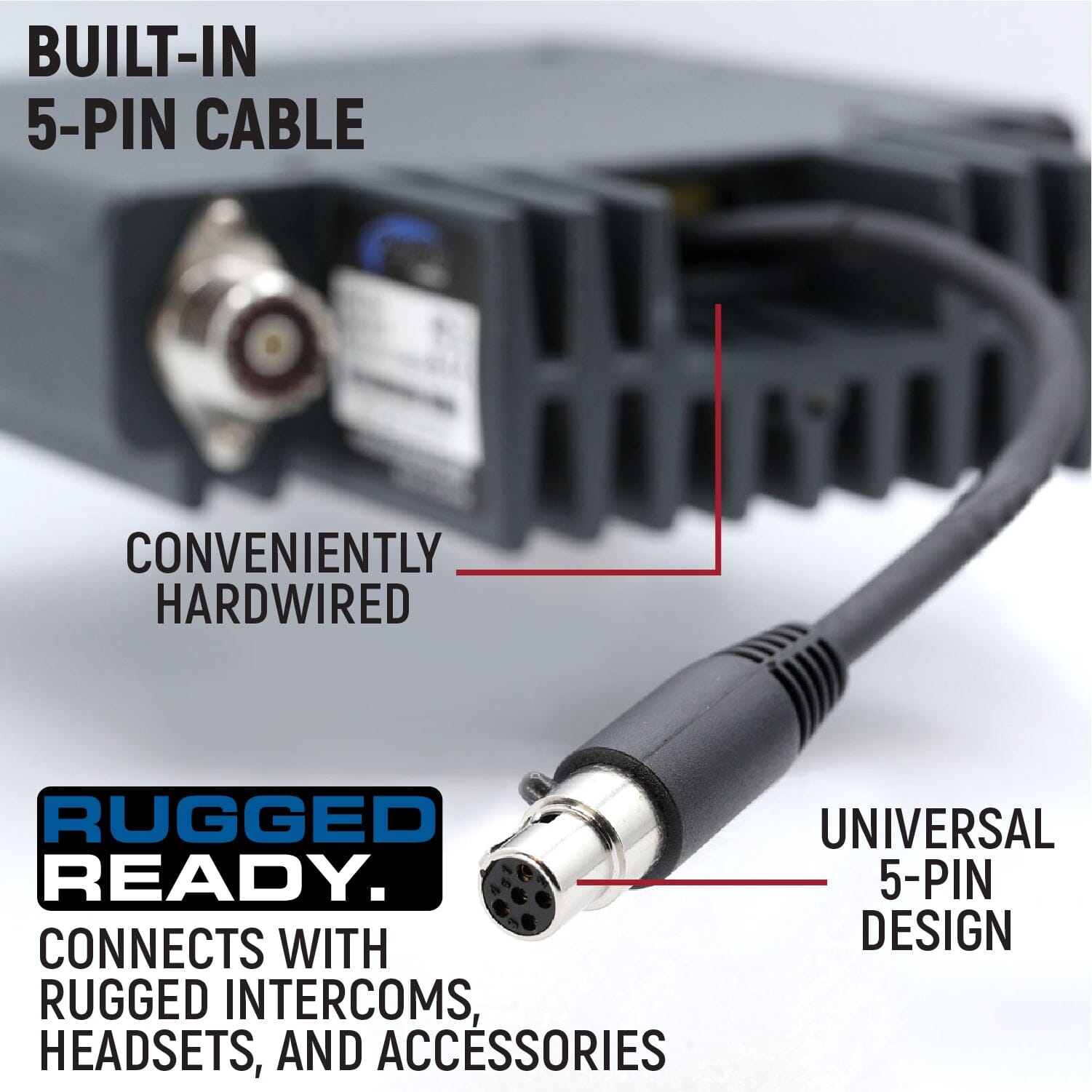 Rugged Radios Mercedes Sprinter Van Two-Way GMRS Mobile Radio Kit