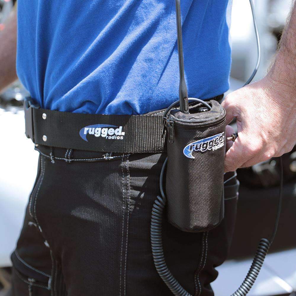 Rugged Radios Communications Belt / Bag Combo for Moto & Circle Track Racing