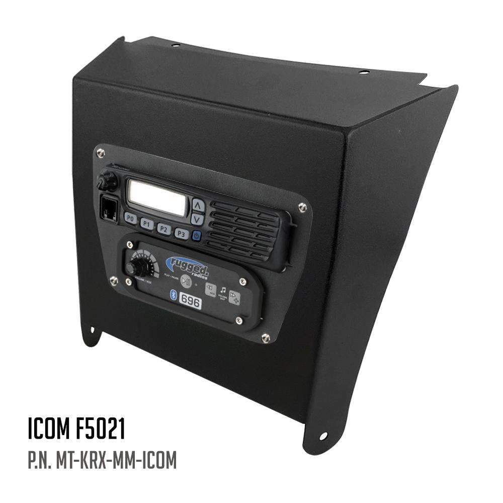 Rugged Radios Kawasaki KRX Multi-Mount Kit for M1 / G1 / RM45 / RM60 / GMR45 Radio and Rugged Intercom