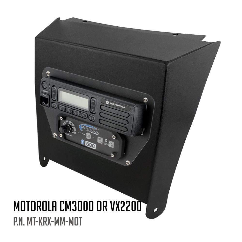 Rugged Radios Kawasaki KRX Multi-Mount Kit for M1 / G1 / RM45 / RM60 / GMR45 Radio and Rugged Intercom