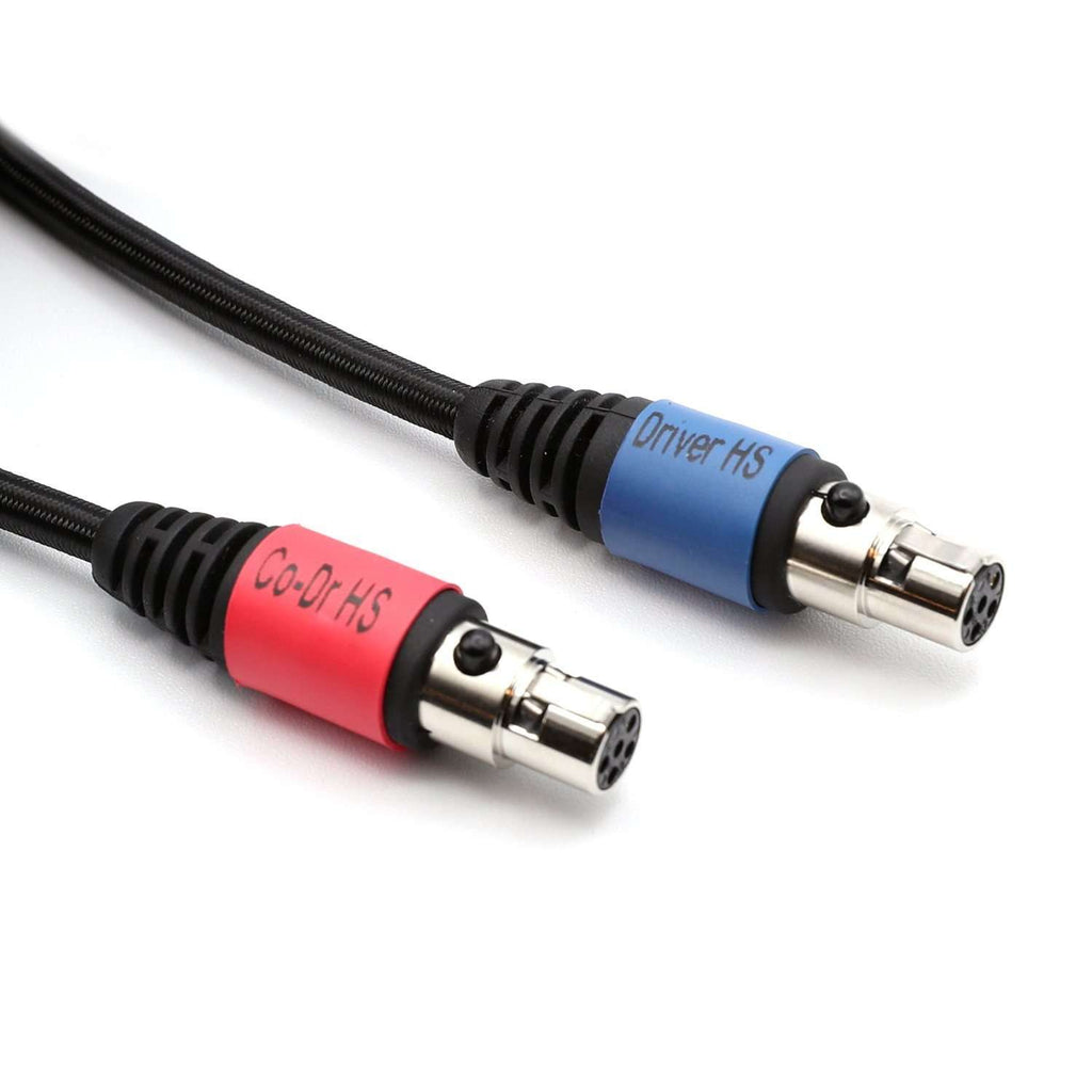 Rugged Radios OFFROAD 12' RACE SERIES Straight Cable to Intercom Driver and Co-Driver