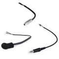 Rugged Radios Peltor Straight Cord Helmet Kit with Flex Boom Mic, 3.5mm Earbud Jack & 4C Plug