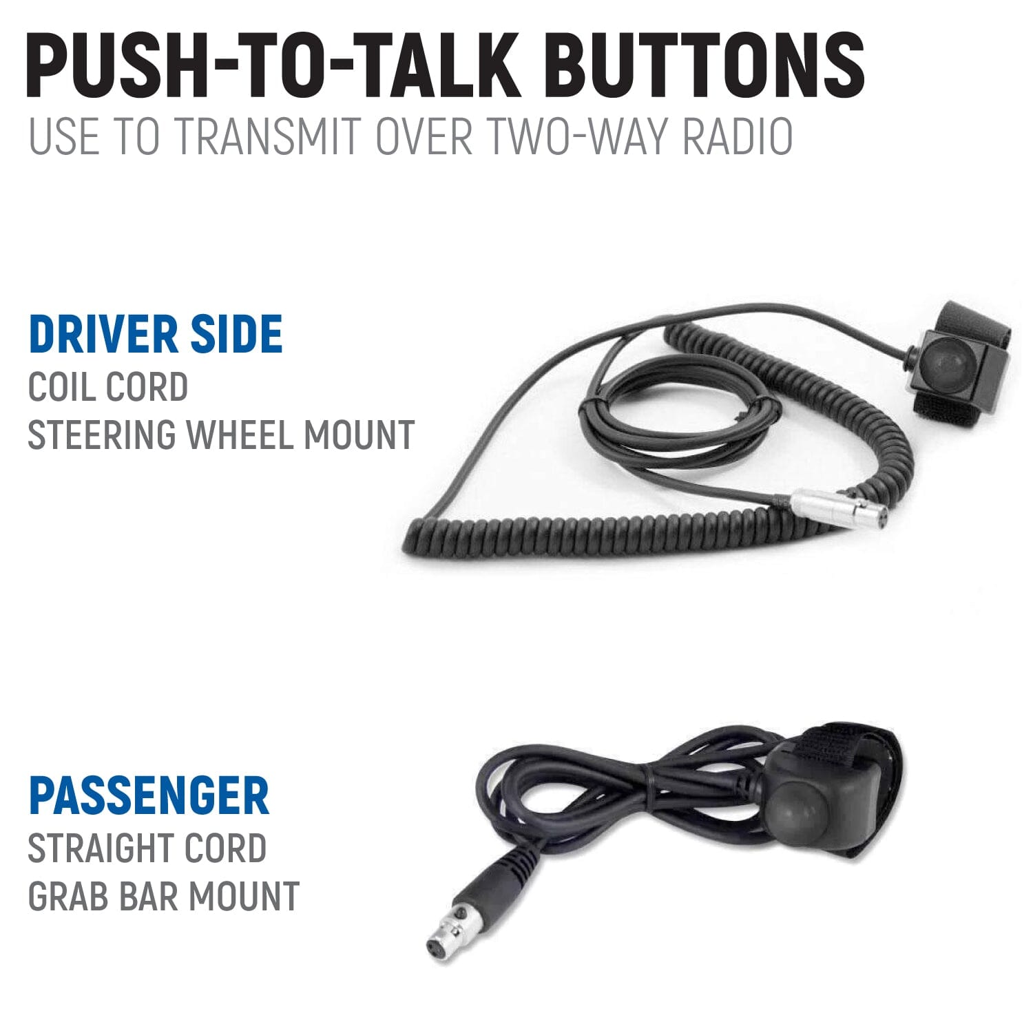 Rugged Radios Polaris General Complete Communication Kit with Bluetooth Intercom and 2-Way Radio