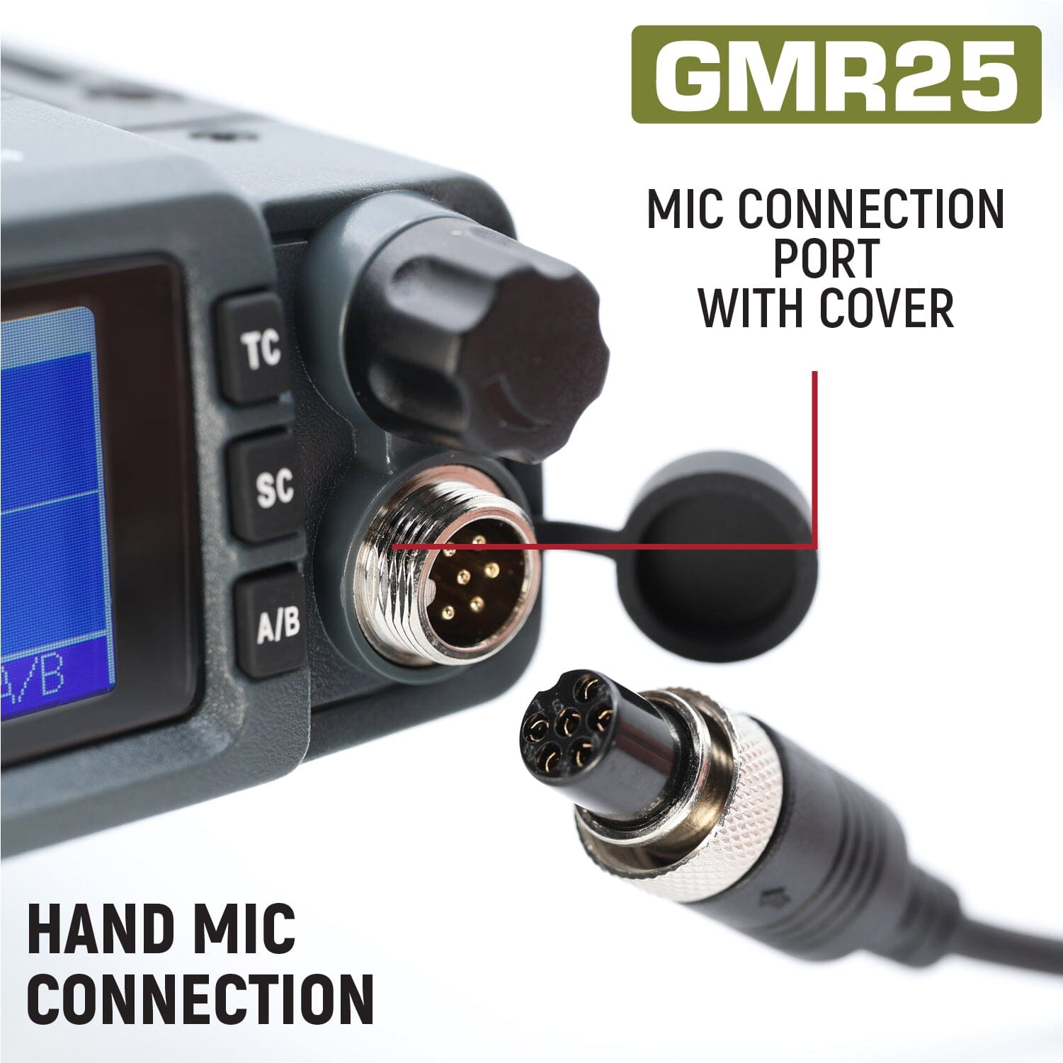 Rugged Radios Radio Kit - GMR25 Waterproof GMRS Band Mobile Radio with Antenna