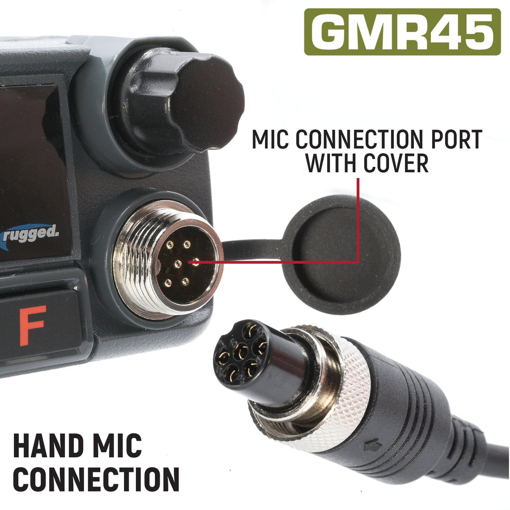 Rugged Radios Radio Kit Lite - GMR45 GMRS Band Mobile Radio with Stealth Antenna