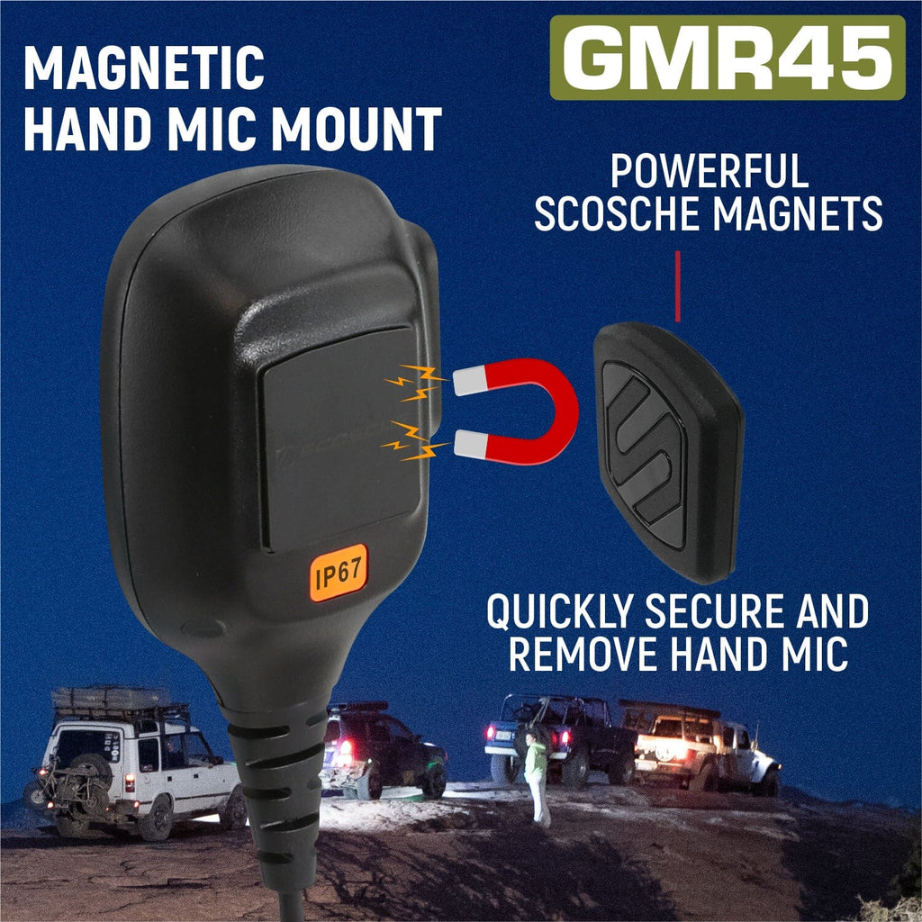 Rugged Radios Radio Kit Lite - GMR45 GMRS Band Mobile Radio with Stealth Antenna