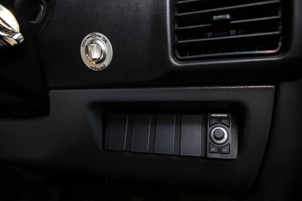 Rugged Radios Rocker Switch Panel for OBS Ford Bronco, F150, and F250 Lower Dash
