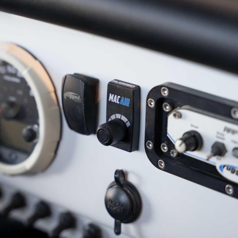 Rugged Radios Rocker Switch Variable Speed Controller (VSC) for MAC Helmet Air Pumper - Complete Switch & Wiring Harness