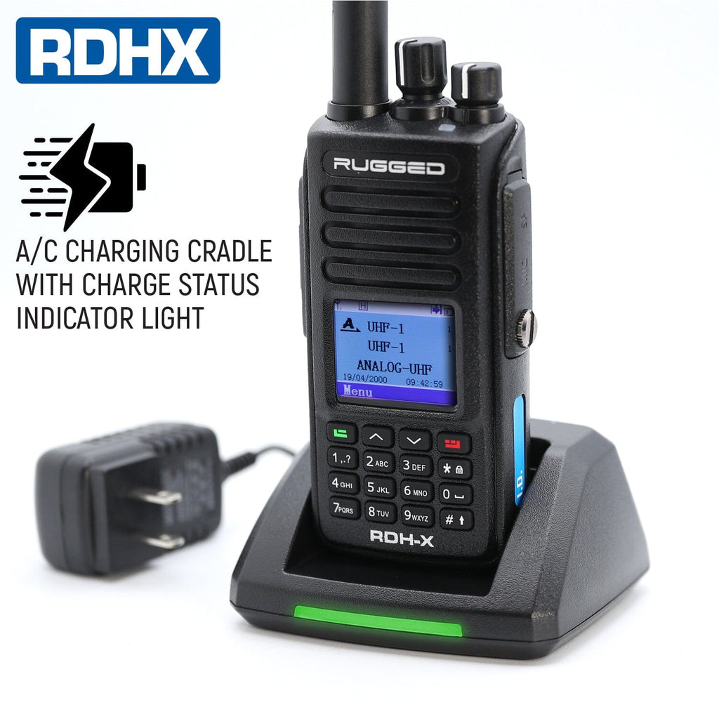 Rugged Radios Rugged RDH-X Waterproof Business Band Handheld - Digital and Analog