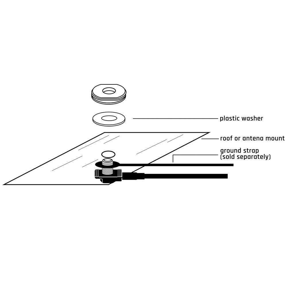 Rugged Radios UNI-MAG Universal NMO or Magnetic Antenna Mount