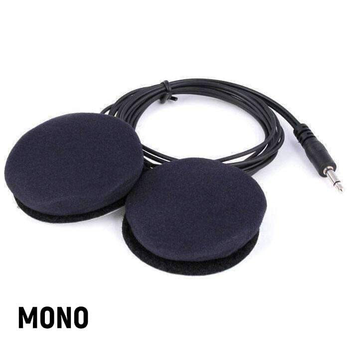 Rugged Radios Velcro Mount Helmet Speakers - Mono and Stereo