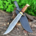 Cowboy Bowie Knife - 16" Handmade D2 Steel Blade