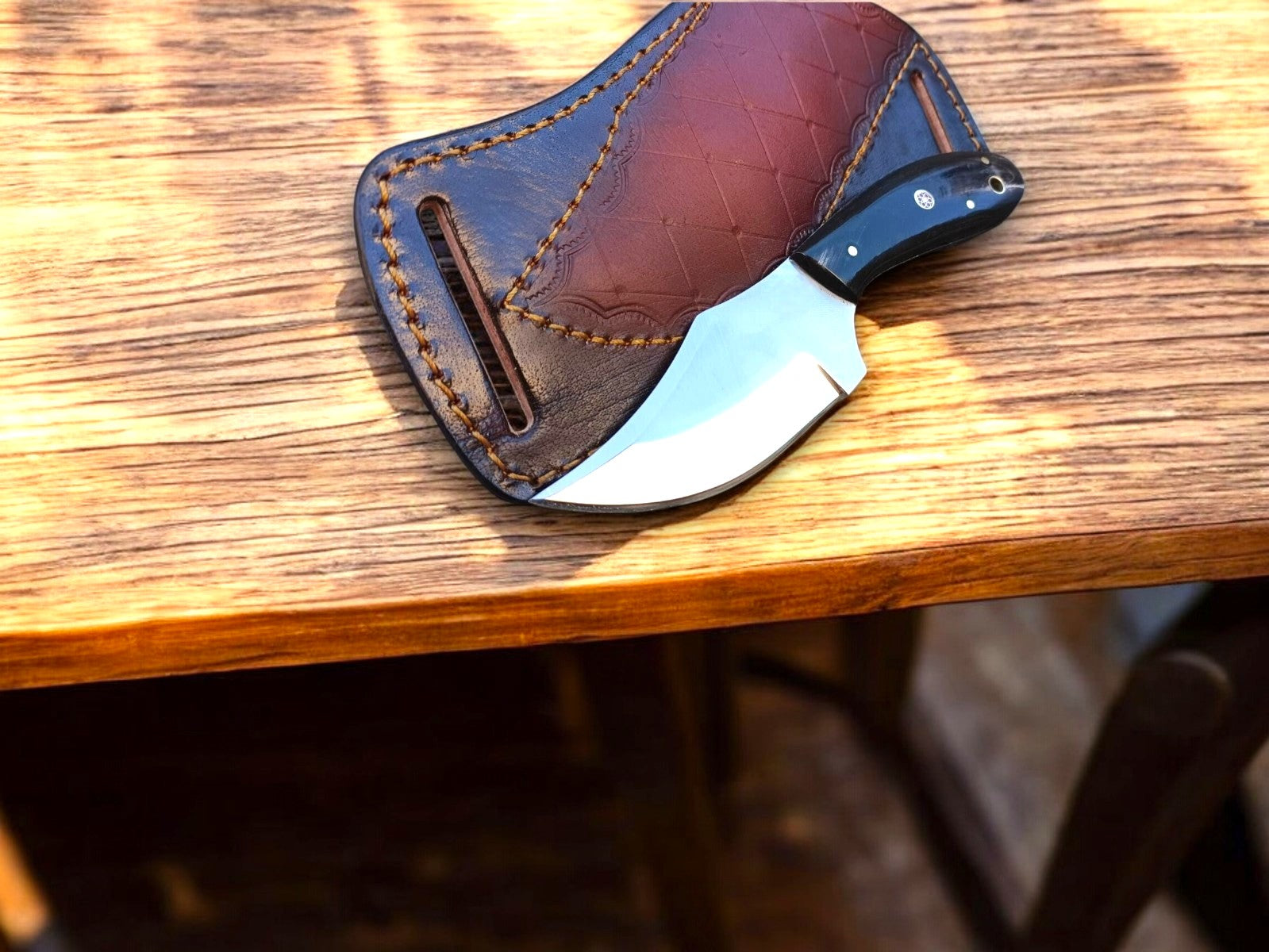 Spring Adventure Country Knife – D2 Steel Belt Blade