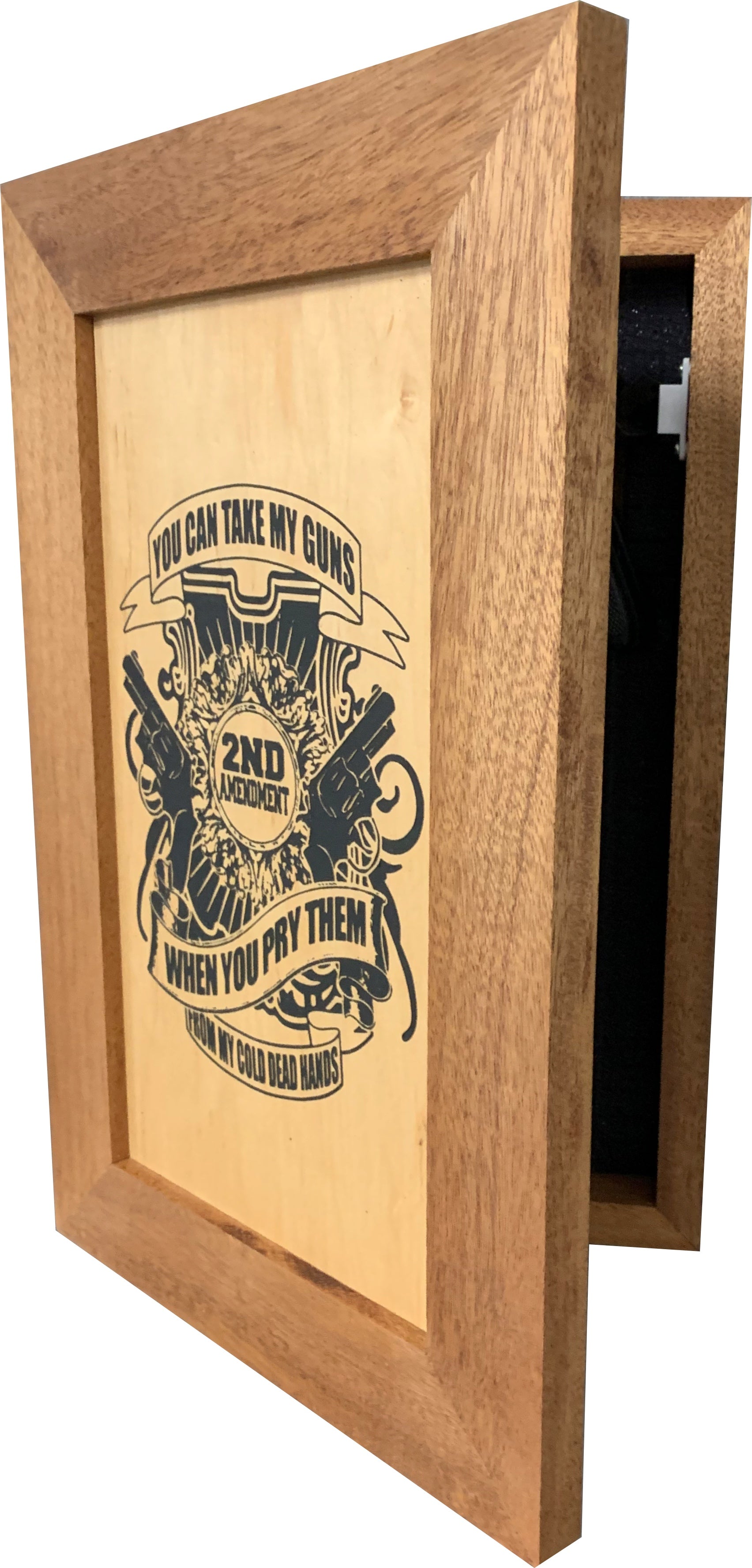 2nd Amendment Take My Guns Hidden Gun Storage Firearm Concealment Wall Decor
