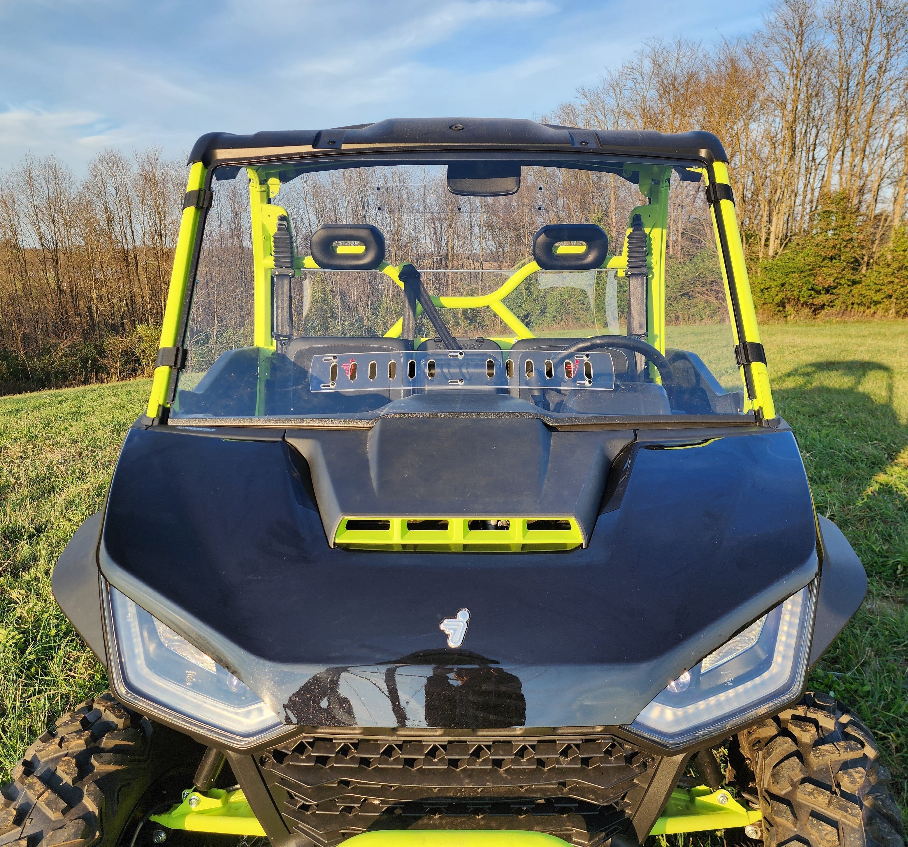 Segway UT10 - 1 Pc Scratch-Resistant Windshield FITS ONLY THE 2 DOOR MODEL!