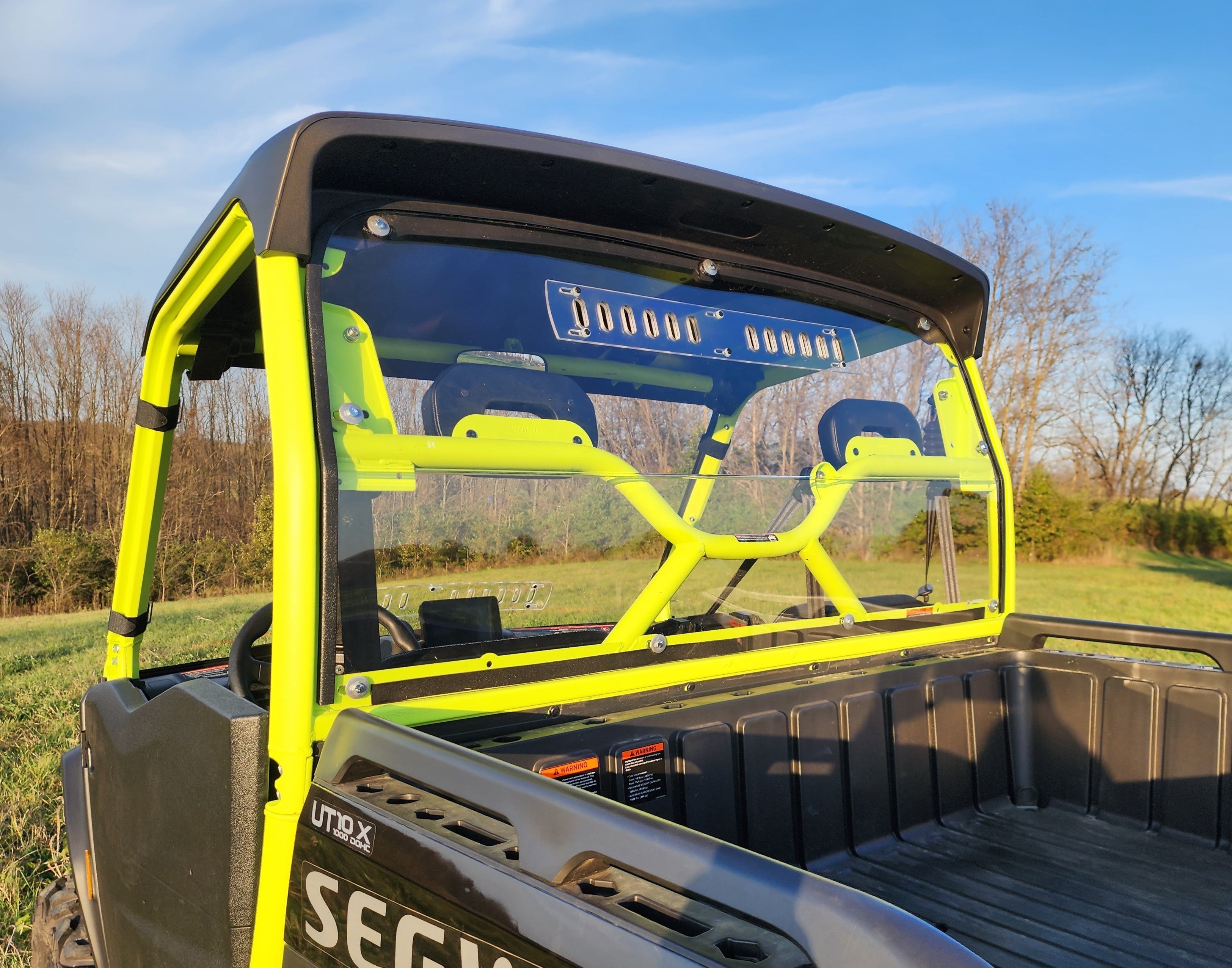 Segway UT10 - 1 Pc Lexan Back Panel FITS ONLY THE 2 DOOR MODEL!