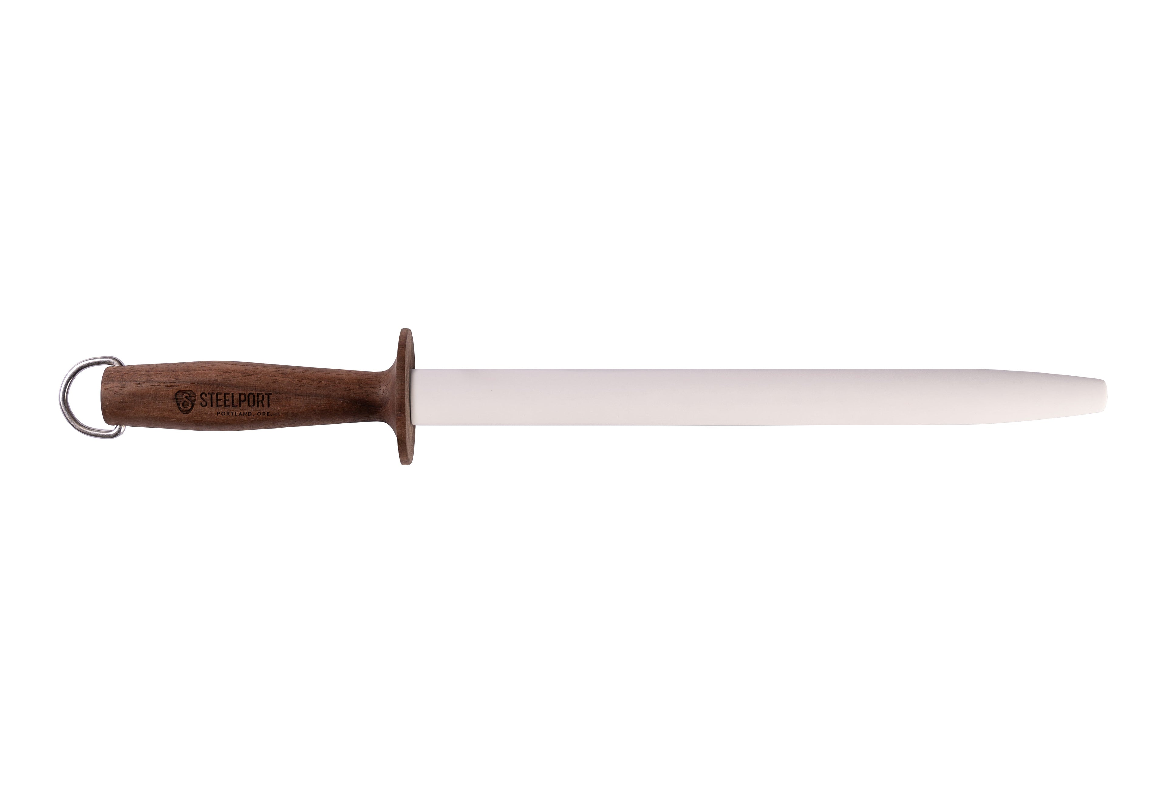 12" Oval Ceramic Honing Rod