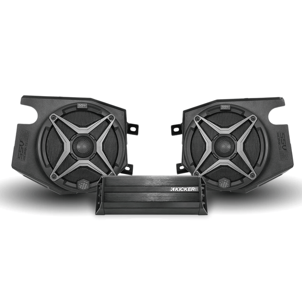 SSV Works 2 Speaker Plug & Play Kit for Ride Command for 19-22 Polaris RZR