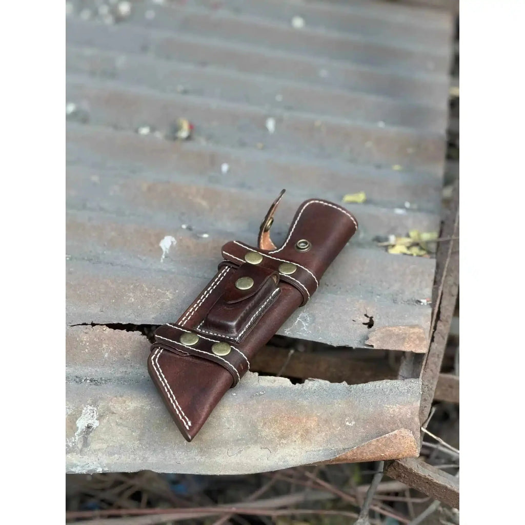 Stainless Steel Tracker Knife with Rosewood Handle | Full Tang Outdoor Knife