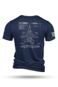 F-14 Tomcat Schematic - T-Shirt