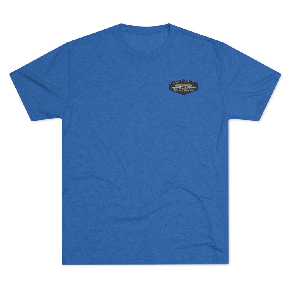 Camo Logo Mountain - Tri-Blend Crew Tee
