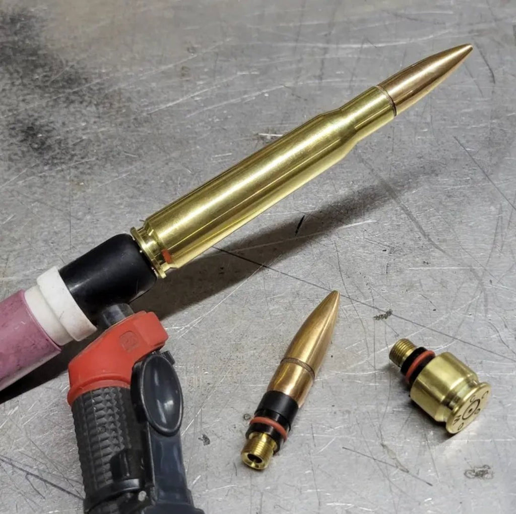 Tig Welding Bullet Back Cap Set and 20mm Vulcan Round Tungsten Holder Bundle