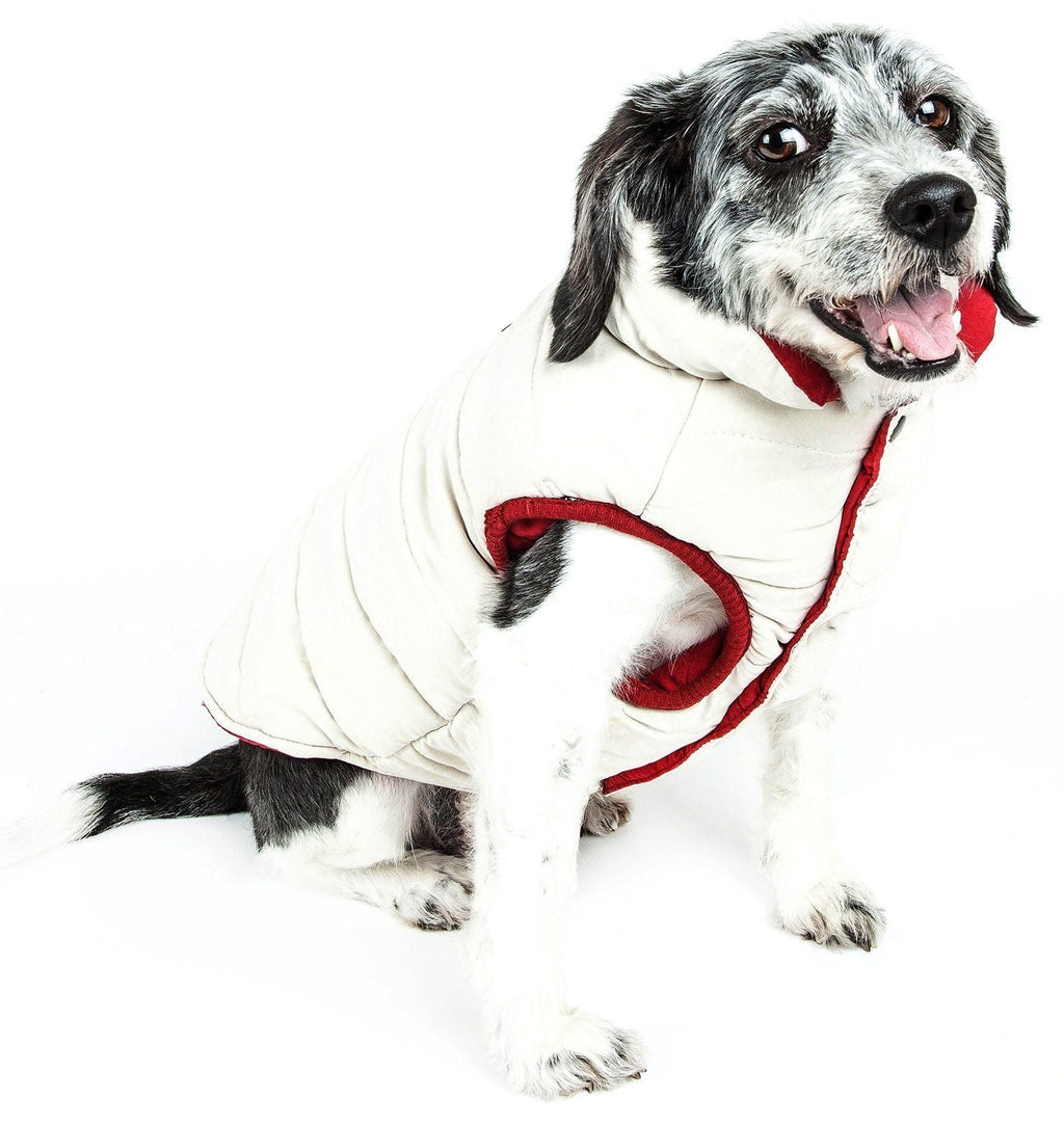 Touchdog ® Waggin Swag Ultra-Plush Insulated and Reversible Dog Coat