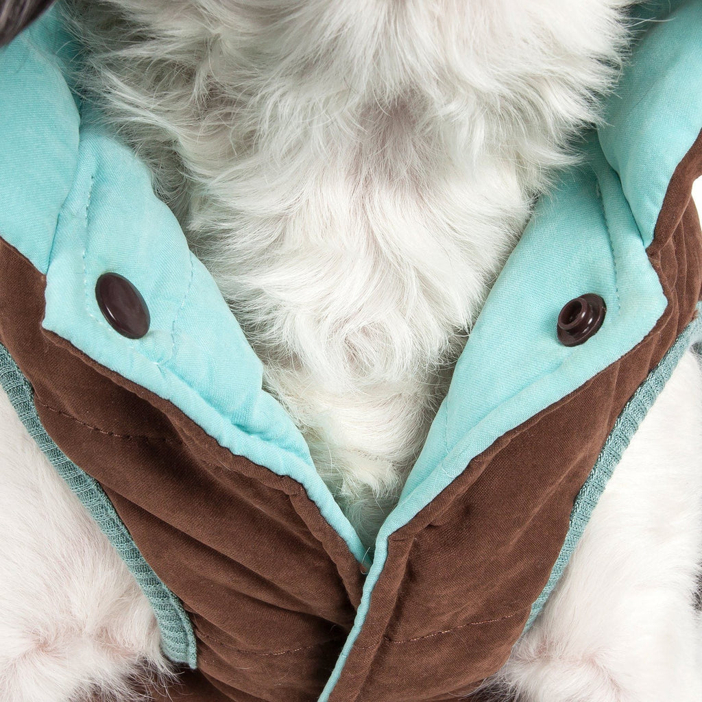 Touchdog ® Waggin Swag Ultra-Plush Insulated and Reversible Dog Coat