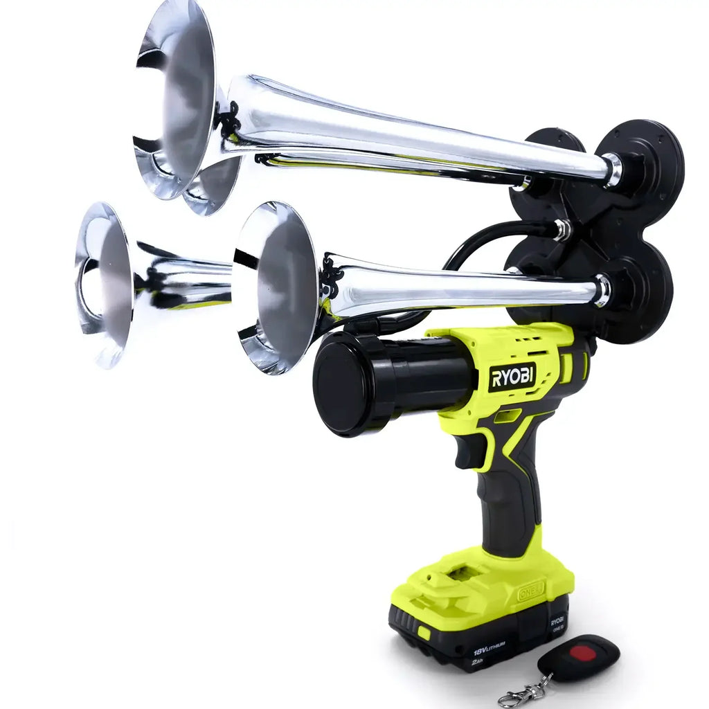 Train Horn for Ryobi Batteries — Quad Pro