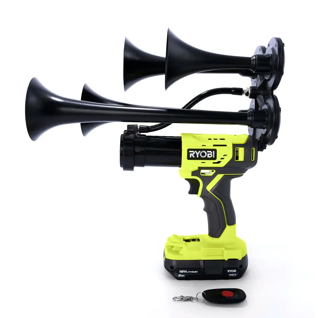 Train Horn for Ryobi Batteries - Quad